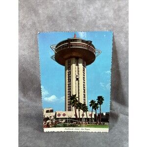 1973 Landmark Hotel Las Vegas Nevada Vintage Postcard Casino Tower Poolside NV